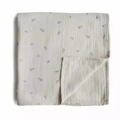Mushie Muslin Swaddle Blanket