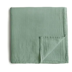Mushie Muslin Swaddle Blanket