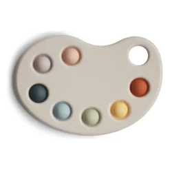 Mushie Paint Palette Press Toy