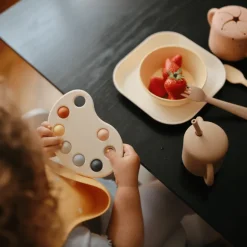 Mushie Paint Palette Press Toy