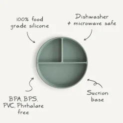 Mushie Silicone Suction Plate
