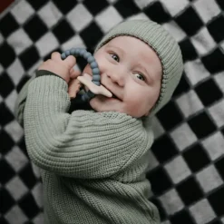 Mushie Teething Ring- Space