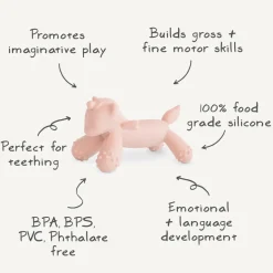 Mushie Unicorn Figurine Teether