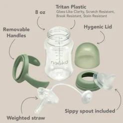 Noüka Transitional Sippy/Weighted Straw Cup