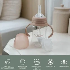 Noüka Transitional Sippy/Weighted Straw Cup