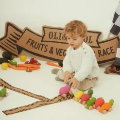 Oli & Carol Emma the Eggplant Baby Car Toy