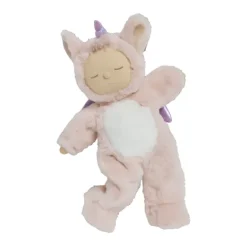 Olli Ella Cozy Dinkum Unicorn Sugarpie - Pink