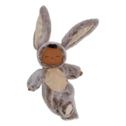 Olli Ella Cozy Dinkums Bunny Muffin - Cocoa