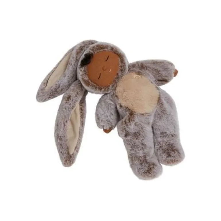 Olli Ella Cozy Dinkums Bunny Muffin - Cocoa
