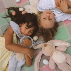 Olli Ella Cozy Dinkums Bunny Muffin - Cocoa