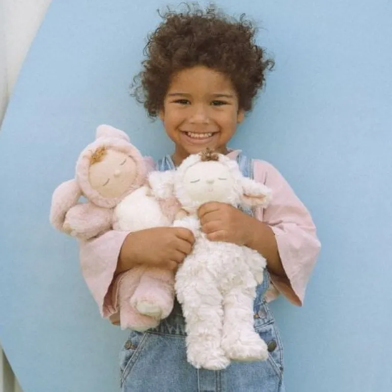Olli Ella Cozy Dinkums Lamby Pookie - Vanilla