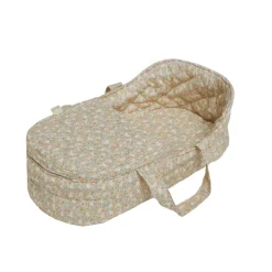 Olli Ella Dinkum Dolls Quilted Carry Cot – Garden floral