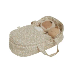 Olli Ella Dinkum Dolls Quilted Carry Cot – Garden floral