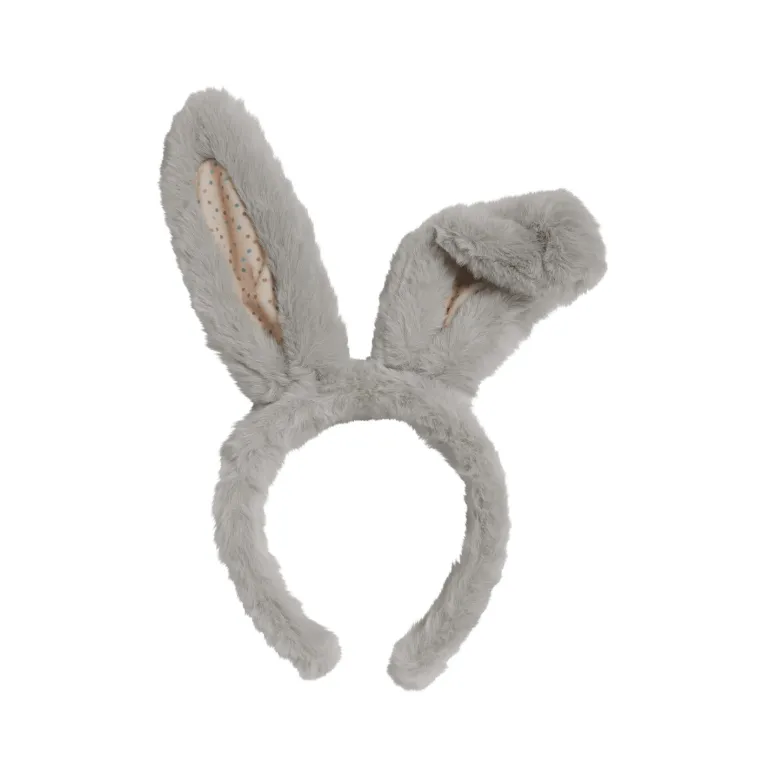 Olli Ella Fluffle Bunny Headband Smoke
