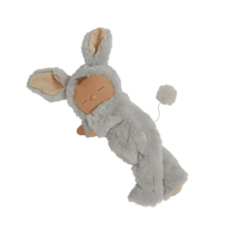 Olli Ella Lullaby Cozy Dinkum Bunny Pip - Smoke