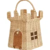 Olli Ella Rattan Castle Bag