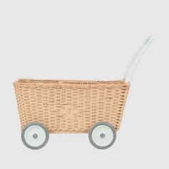 Olli Ella Rattan Strolley - Seashell Pink