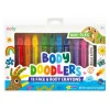 Ooly Body Doodlers Face & Body Crayons - Set of 12 Colors