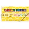 Ooly Brilliant Bee Crayons: Set of 12