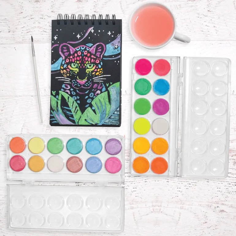 Ooly Chroma Blends Watercolor Paint Set: Neon