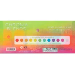 Ooly Chroma Blends Watercolor Paint Set: Neon