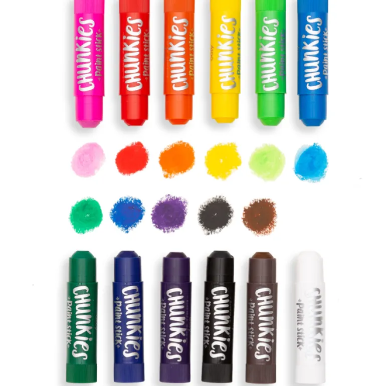 Ooly Chunkies Paint Sticks: Set of 12