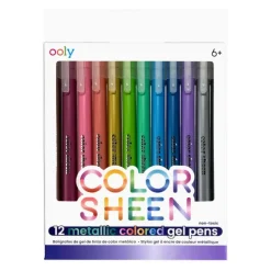 Ooly Color Sheen Metallic Gel Pens - Set of 12