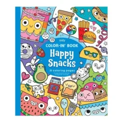 Ooly Color-In' Book: Happy Snacks