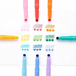 Ooly Confetti Stamp Double-Ended Markers