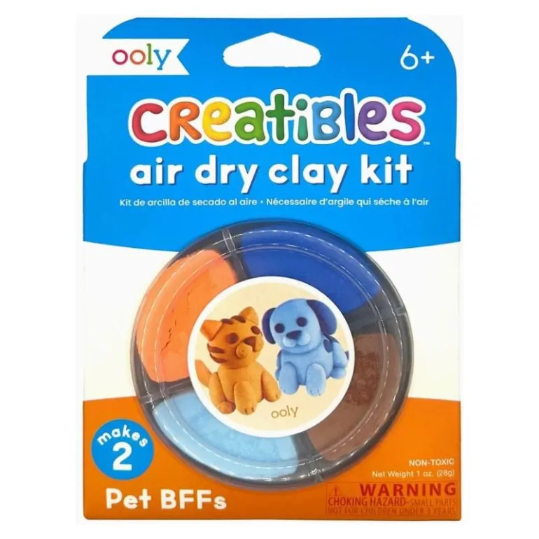 Ooly Creatibles D.I.Y. Air-Dry Clay Kit