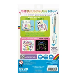 Ooly Jelly Gloss Neon Multi-Surface Deco Gel Pens - Set of 6