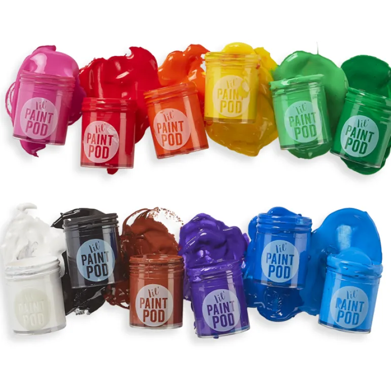 Ooly Lil' Poster Paint Pods: Set of 12