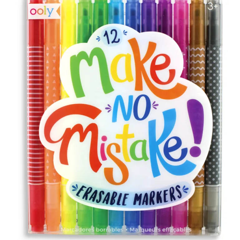 Ooly Make No Mistake Erasable Markers: Set of 12