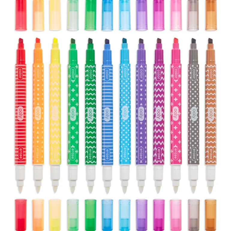 Ooly Make No Mistake Erasable Markers: Set of 12