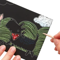 Ooly Mini Scratch & Scribble Art Kit- Playful Pups