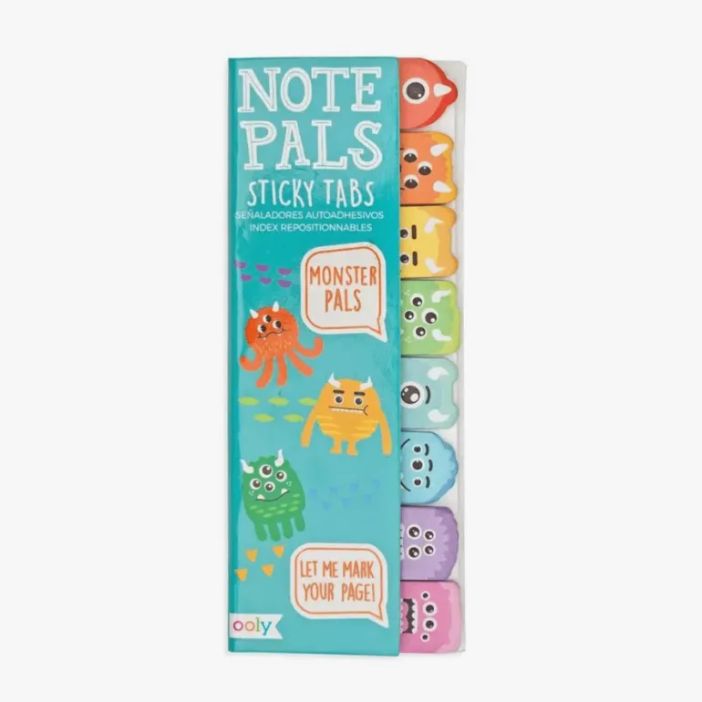 Ooly Note Pads Sticky Tabs- Monster Pals