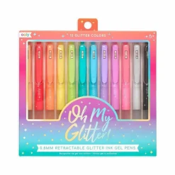 Ooly Oh my Glitter! Retractable Gel Pens - Set of 12