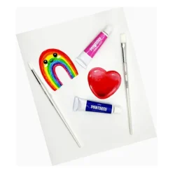 Ooly Paintology Acrylic Paints + 2 Brushes - Classic Colors