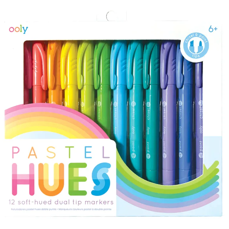 Ooly Pastel Hues Markers- Set of 12