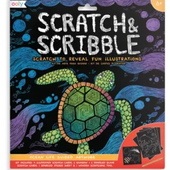Ooly Scratch & Scribble Art Kit- Ocean Life