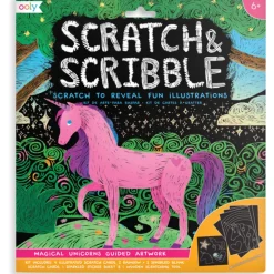 Ooly Scratch & Scribble Art Kit- Magical Unicorns