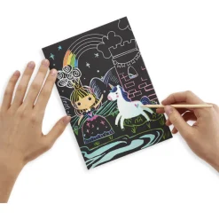 Ooly Scratch & Scribble Art Kit- Princess Garden