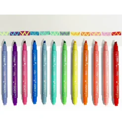 Ooly Switch-Eroo Sparkle Glittery Color Changing Markers- 12 Pc
