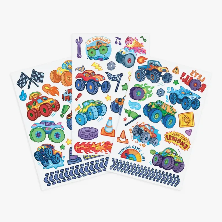 Ooly Tattoo Palooza Temporary Tattoo: Monster Truck