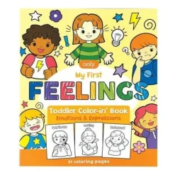 Ooly Toddler Coloring Book - Feelings