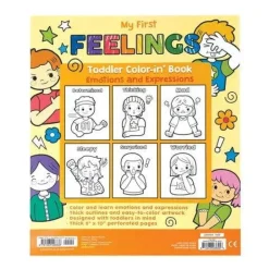 Ooly Toddler Coloring Book - Feelings