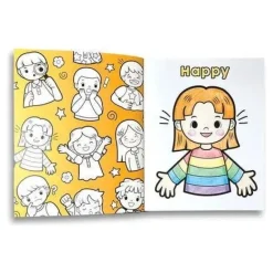 Ooly Toddler Coloring Book - Feelings