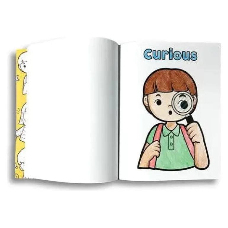 Ooly Toddler Coloring Book - Feelings