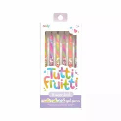 Ooly Tutti Fruitti Scented Colored Gel Pens- Set of 6