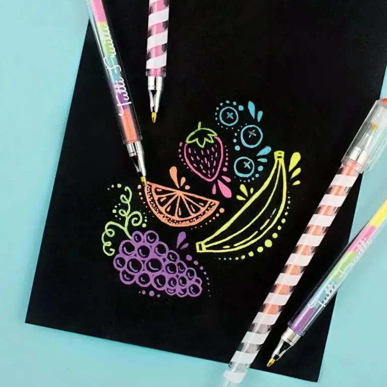Ooly Tutti Fruitti Scented Colored Gel Pens- Set of 6